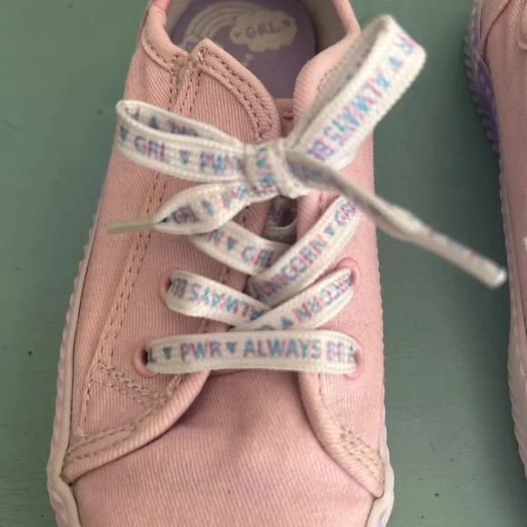 Keds Little Girls Kickstart Core Jr Pink Purple Ombre Size 11 Canvas Preppy - Picture 4 of 12